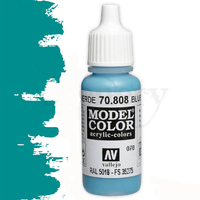 Vallejo Model Colour #070 Blue Green 17 ml Acrylic Paint [70808]