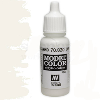 Vallejo Model Colour #004 Offwhite 17 ml Acrylic Paint [70820]