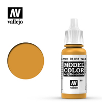 Vallejo Model Colour #203 Tan Glaze 17 ml Acrylic Paint [70831]