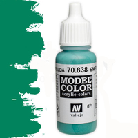 Vallejo Model Colour #071 Emerald 17 ml Acrylic Paint [70838]