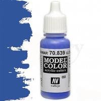 Vallejo Model Colour #055 Ultramarine 17 ml Acrylic Paint [70839]