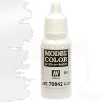 Vallejo Model Colour #003 Gloss White 17 ml Acrylic Paint [70842]