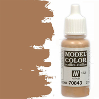 Vallejo Model Colour #133 Cork Brown 17 ml Acrylic Paint [70843]