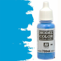 Vallejo Model Colour #066 Deep Sky Blue 17 ml Acrylic Paint [70844]