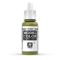 Vallejo Model Colour #079 Golden Olive 17 ml Acrylic Paint [70857]