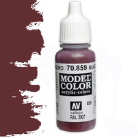 Vallejo Model Colour #035 Black Red 17 ml Acrylic Paint [70859]