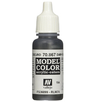 Vallejo Model Colour #164 Dark Bluegrey 17 ml Acrylic Paint [70867]