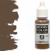 Vallejo Model Colour #149 Chocolate Brown 17 ml Acrylic Paint [70872]