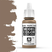 Vallejo Model Colour #134 Tan Earth 17 ml Acrylic Paint [70874]