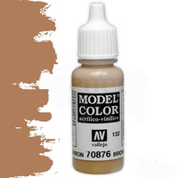 Vallejo Model Colour #132 Brown Sand 17 ml Acrylic Paint [70876]