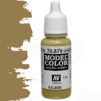 Vallejo Model Colour #114 Green Brown 17 ml Acrylic Paint [70879]