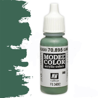 Vallejo Model Colour #088 Gunship Green 17 ml Acrylic Paint [70895]