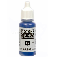 Vallejo Model Colour #050 Dark Prussian Blue 17 ml Acrylic Paint [70899]