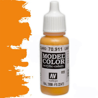 Vallejo Model Colour #022 Light Orange 17 ml Acrylic Paint [70911]