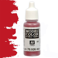 Vallejo Model Colour #033 Red 17 ml Acrylic Paint [70926]