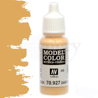 Vallejo Model Colour #019 Dark Flesh 17 ml Acrylic Paint [70927]