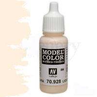 Vallejo Model Colour #006 Light Flesh 17 ml Acrylic Paint [70928]