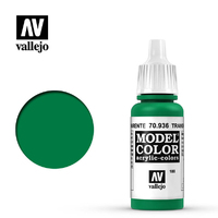 Vallejo Model Colour #188 Transparent Green 17 ml Acrylic Paint [70936]