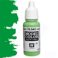 Vallejo Model Colour #075 Light Green 17 ml Acrylic Paint [70942]