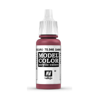 Vallejo Model Colour #032 Dark Red 17 ml Acrylic Paint [70946]