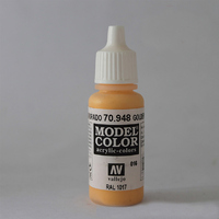 Vallejo Model Colour #016 Golden Yellow 17 ml Acrylic Paint [70948]