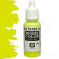 Vallejo Model Colour #078 Yellow Green 17 ml Acrylic Paint [70954]