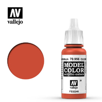 Vallejo Model Colour #025 Clear Orange 17 ml Acrylic Paint [70956]