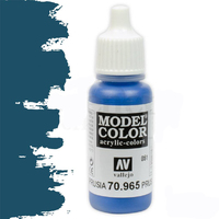 Vallejo Model Colour #051 Prussian Blue 17 ml Acrylic Paint [70965]