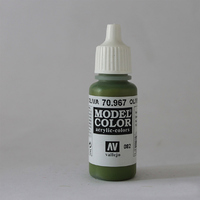 Vallejo Model Colour #082 Olive Green 17 ml Acrylic Paint [70967]