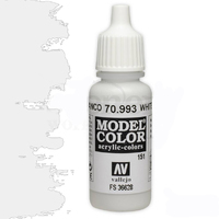 Vallejo Model Colour #151 White Grey 17 ml Acrylic Paint [70993]