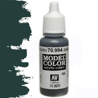 Vallejo Model Colour #166 Dark Grey 17 ml Acrylic Paint [70994]