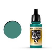 Vallejo Model Air Cockpit Emerald Green 17 ml Acrylic Airbrush Paint [71331]