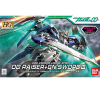 Bandai HG OO Raiser And GN Sword III 1/144