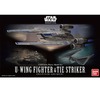 Bandai Star Wars U- Wing Fighter And Tie Striker 1/144