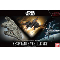 Bandai Last Jedi Resistance Vehicle Set 1/144 And 1/350