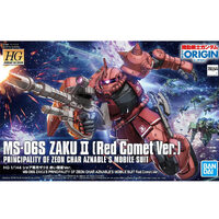 Bandai 5057656 HG MS-06S Zacu II ( Red Comet Ver)  1/144