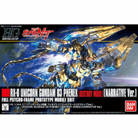 Bandai 5059250 Unicorn Gundam 03 Phenex Destroy Mode Narrative Ver 1/144