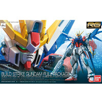 Bandai 5063084 RG Build Strike Gundam Full Package  1/144