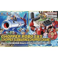 Bandai 50674441 Chopper Robot 3 & 5 Chopper Submarine & Chopper Crane