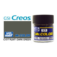 Mr Color C017 Semi Gloss RLM71 Dark Green