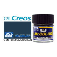 Mr Color C018 Semi Gloss RLM70 Black Green