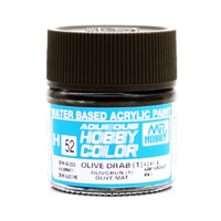 Mr Hobby H052 Aqueous Semi-Gloss Olive Drab (1)