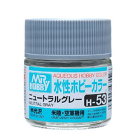 Mr Hobby H053 Aqueous Semi-Gloss Neutral Grey