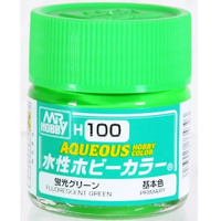 Mr Hobby H100 Aqueous Flurorescent Green