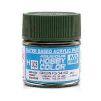 Mr Hobby Aqueous Semi-Gloss Green 34102