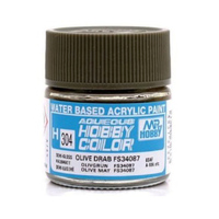 Mr Hobby Aqueous Semi-Gloss Olive Drab FS