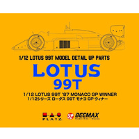 Beemax E12001 Lotus 99T '87 Monaco Winner Detail Up Parts  1/12