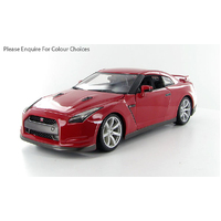 Burago Nissan GT-R 2009 Silver 1/18