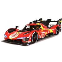 Burago 16301 2023 Ferrari 499P Hyper Car #51 Le Mans Winning Car  1/18