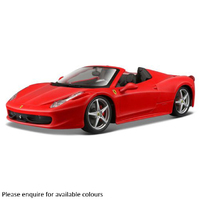 Burago Ferrari R&P 458 Spider Red  1/24